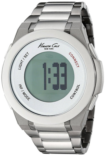 Kenneth Cole Herenhorloge - Stijlvol RVS Grijs/Zilverkleurig 46-52mm