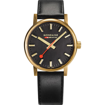 Mondaine MSE.40122.LB  Evo2 Gent Spoorweghorloge 40 mm
