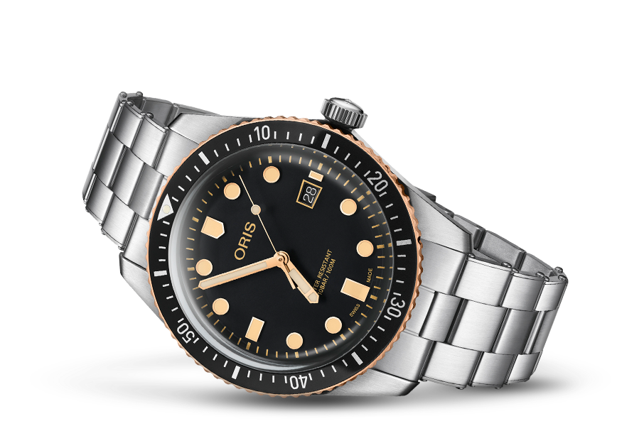 Oris Taucheruhr Sixty-Five Stahl/Bronze 40mm