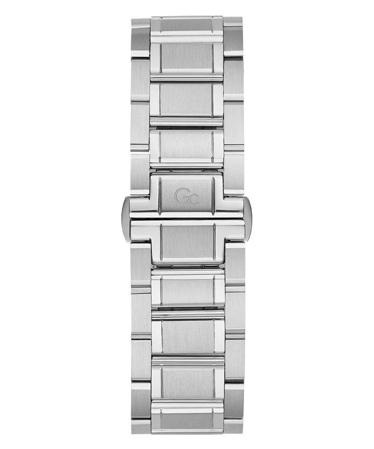Gc Herenhorloge 44mm - Tonneau Z18002G5MF met roestvrijstalen schakelband, Swiss Made kwaliteit en moderne afwerking.