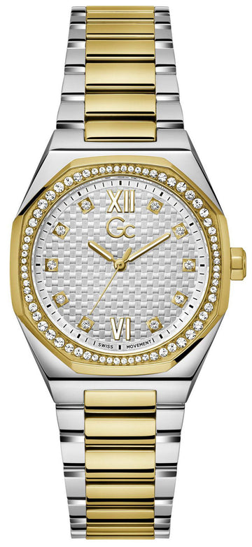 Gc: Z25002L1MF Coussin Sleek Lady Damenuhr 34 mm