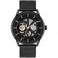 Calvin Klein CK25200214 Marquee Herenhorloge 43mm met zwart mesh horlogebandje en zichtbaar mechanisch uurwerk. Swiss Made herenhorloge met moderne uitstraling.