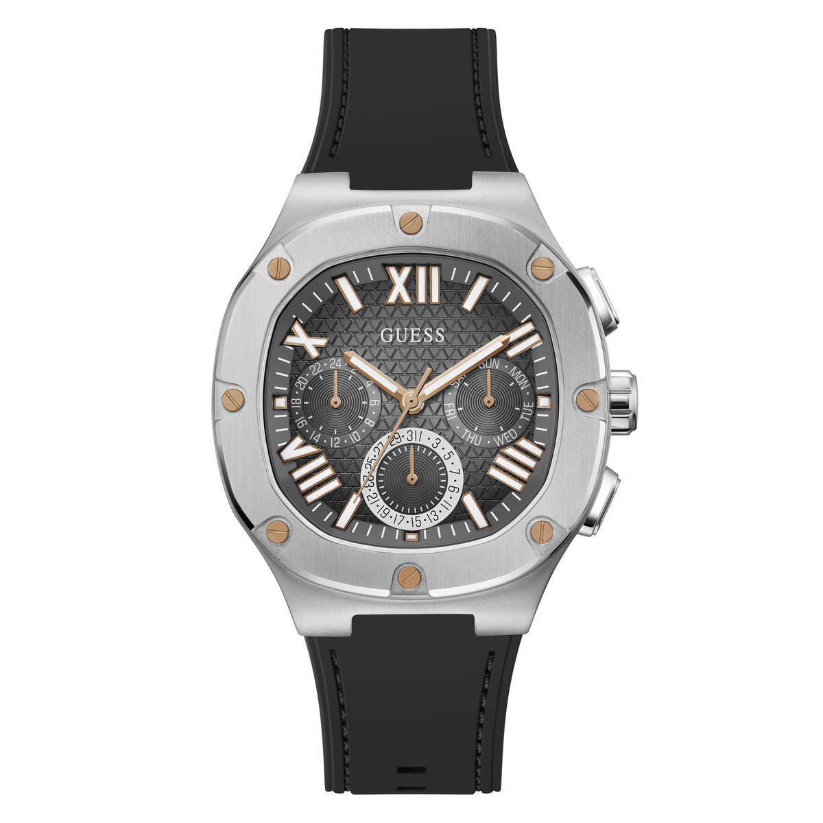 Guess GW0571G1 Herenhorloge Zwart/Grijs, 41-45mm