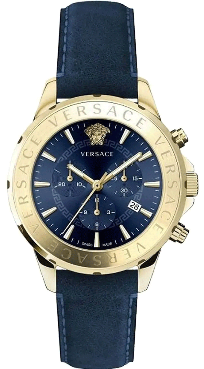 Versace Signature Swiss Made Chronograph Herrenuhr VEV601423 44mm