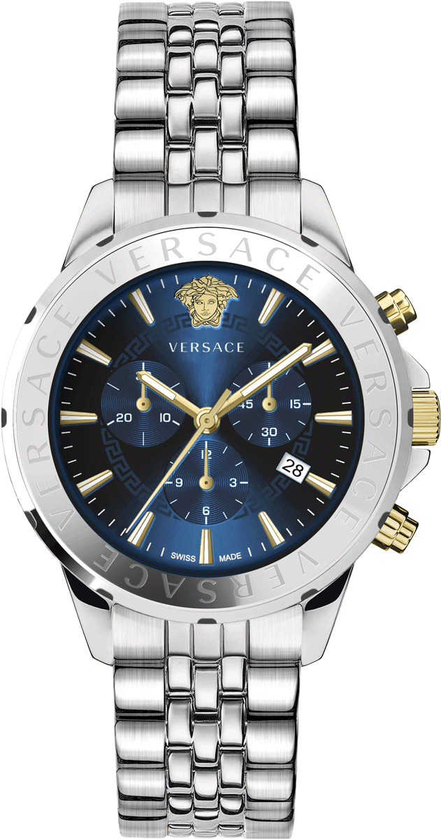 Versace Swiss Made Signature Chronograph Herrenuhr VEV601923 44mm