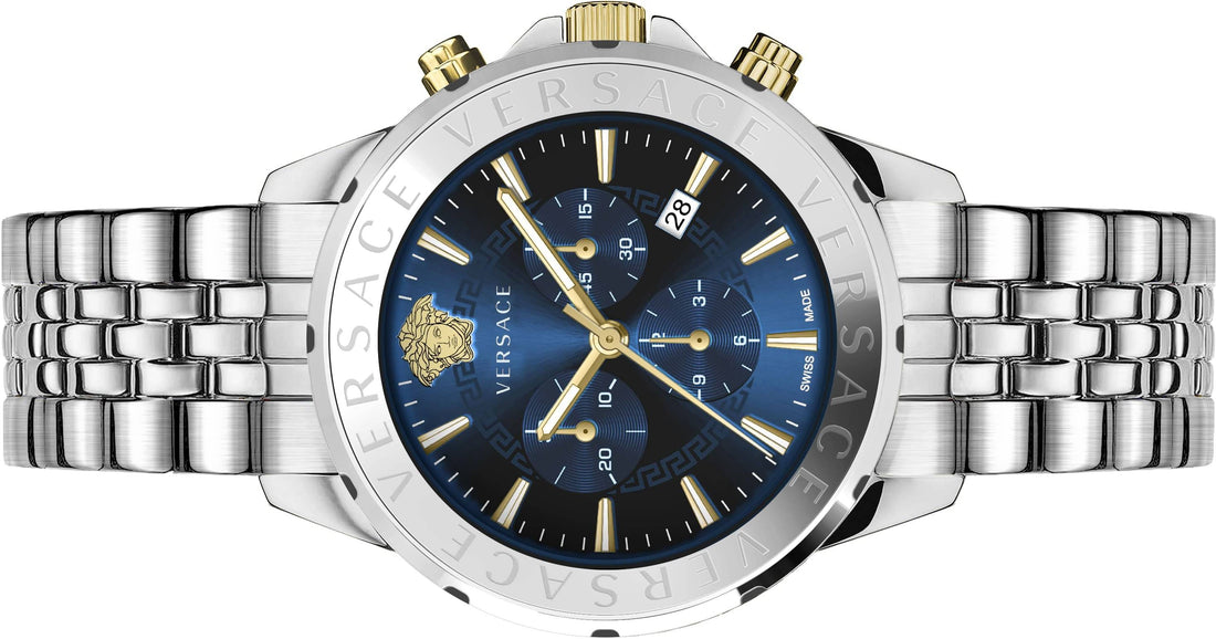 Versace Swiss Made Signature Chronograph Herrenuhr VEV601923 44mm