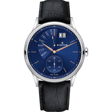 Edox Les Vauberts 34500-3-BUIR Herrenuhr 42mm