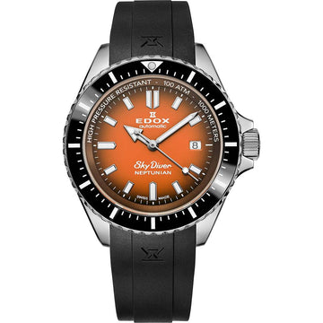 Edox Neptunian 80120-3NCA-ODN Skydiver Herren Taucheruhr 44mm