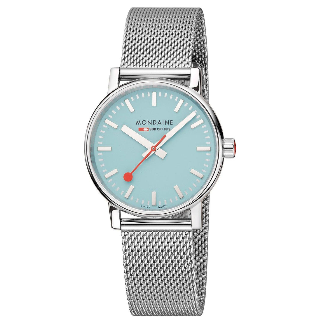 Mondaine Classic Spoorweg Horloge EVO 2 35mm MSE.35140.SM - horlogeoutlet.nl