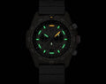 Luminox Bear Grylls Survival ECO Master Sustainable Outdoor Watch XB.3757 ECO 45mm met lichtgevende wijzers en indexen, heren horloge voor outdoor gebruik. Swiss Made horloge met zwarte kast en robuuste nylon band, ideaal voor avontuurlijke activiteiten.