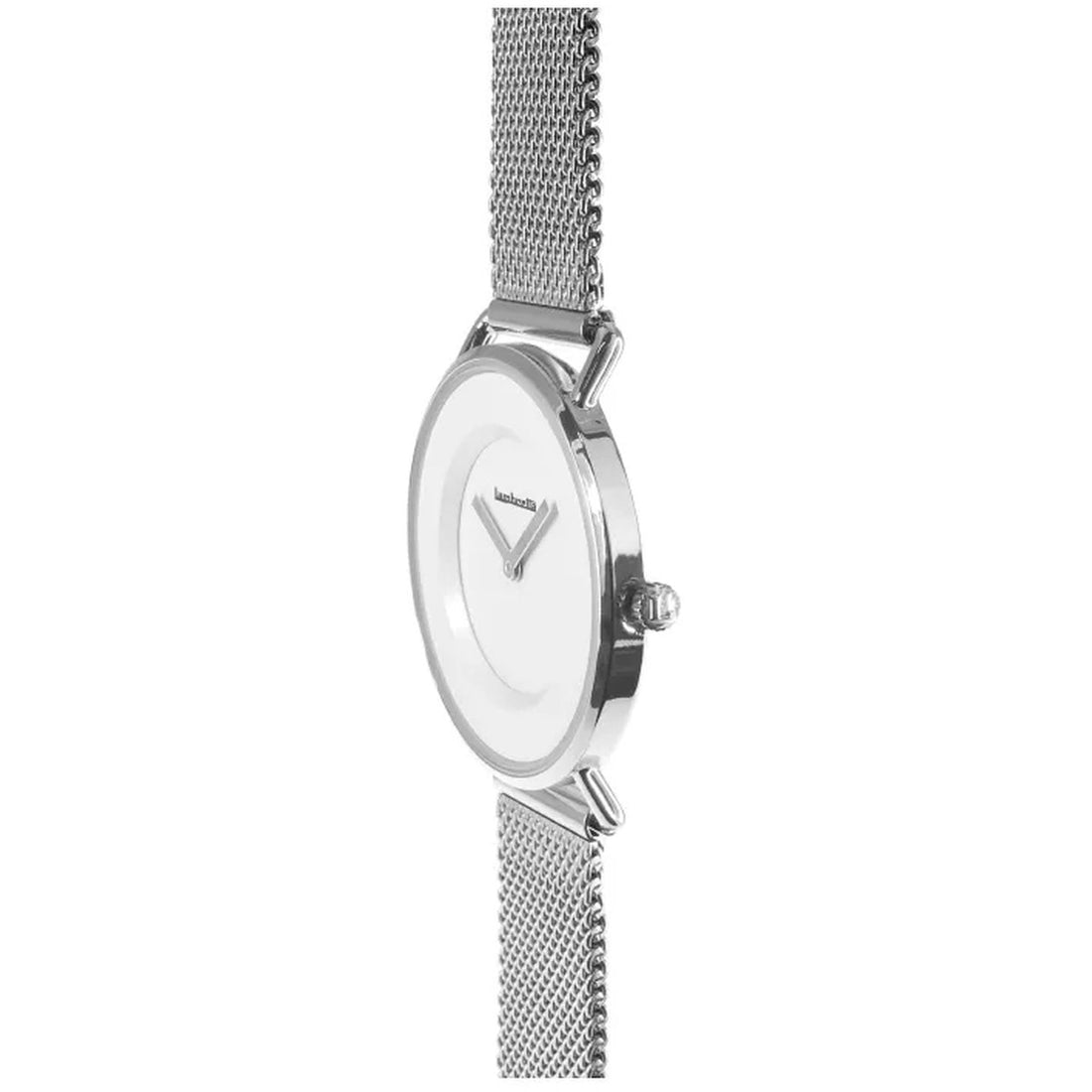 Lambretta Mia 34 Mesh Silber Weiß Silber Damenuhr Designeruhr – 34 mm