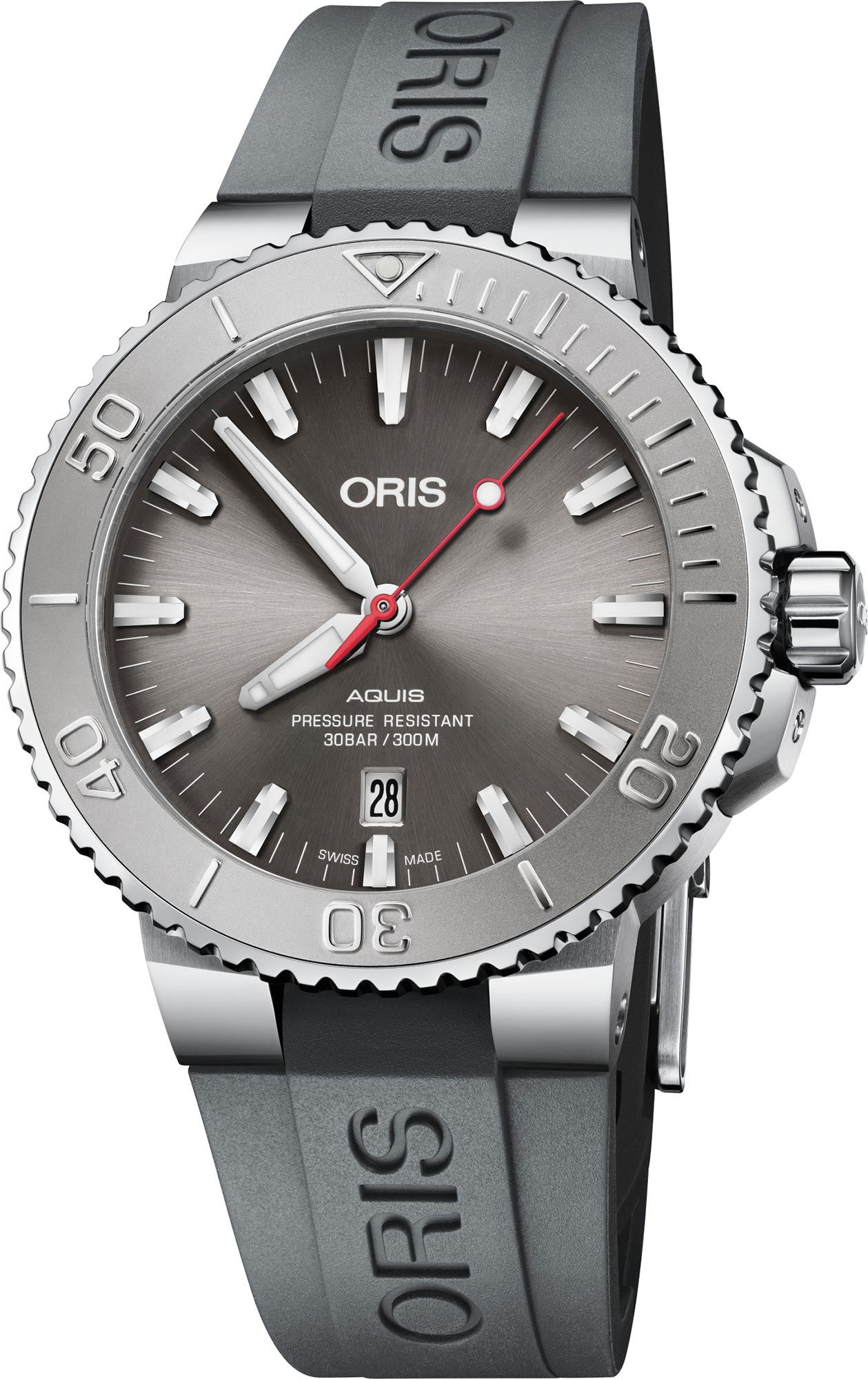 Oris Aquis Date Grijs Herenhorloge 43,5mm 30 ATM