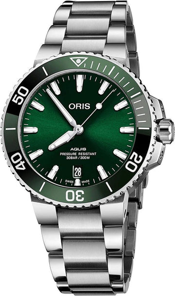 Oris Aquis Automatic Grün Herrenuhr 41,5 mm